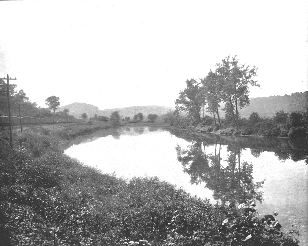La Colle patrząc na zachód, Pennsylvania Railroad, USA, ok. 1900. autorstwa Unbekannt