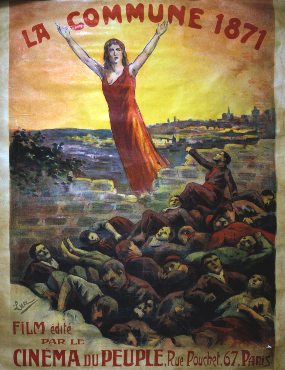 Komuna 1871, plakat kinowy autorstwa Unbekannt