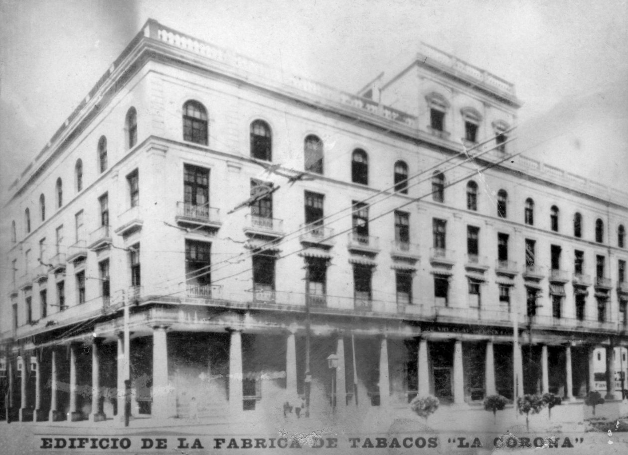La Corona, fabryka tytoniu, lata 20. autorstwa Unbekannt