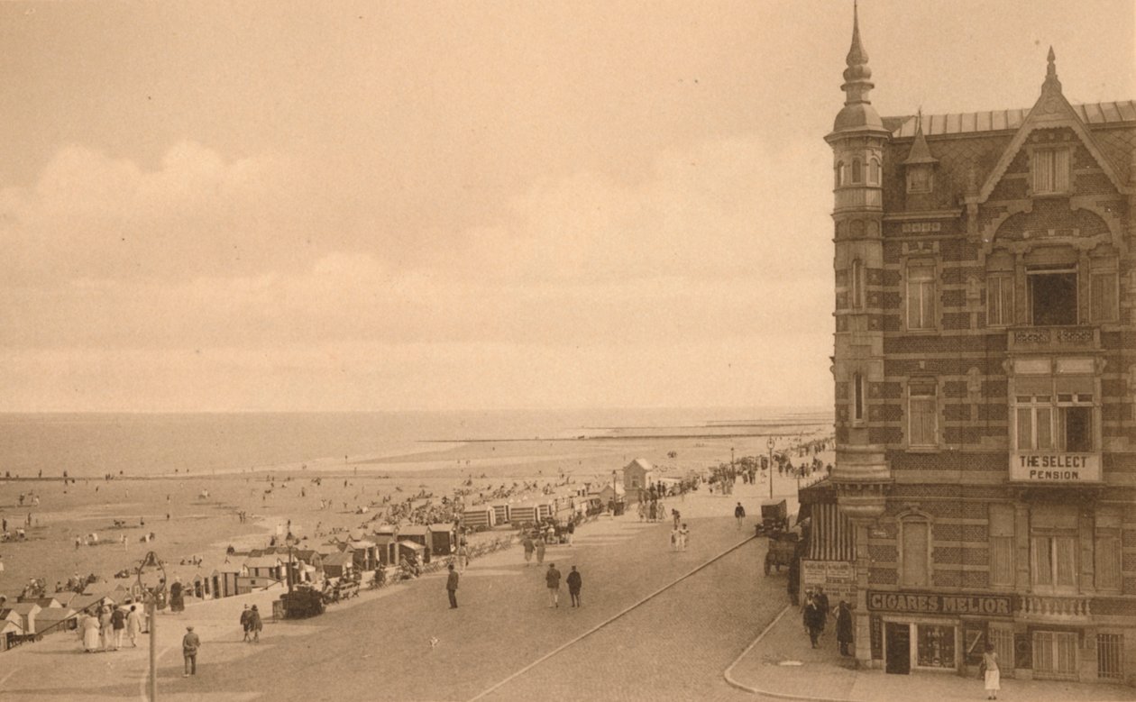 La Digue et la Plage, Promenada i plaża, ok. 1900. autorstwa Unbekannt