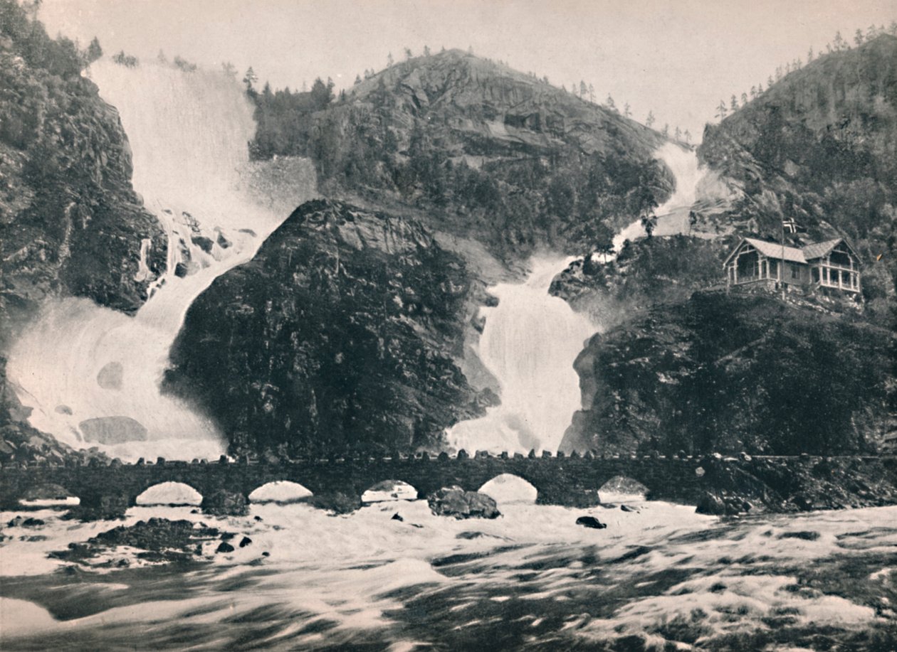Laatefos, Hardanger, 1914. autorstwa Unbekannt