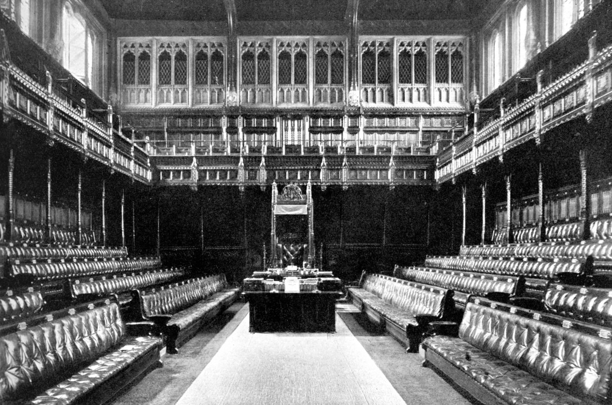 Kratka damska nad Galerią Reporterów, Izba Gmin, Westminster, Londyn, c1905 autorstwa Unbekannt
