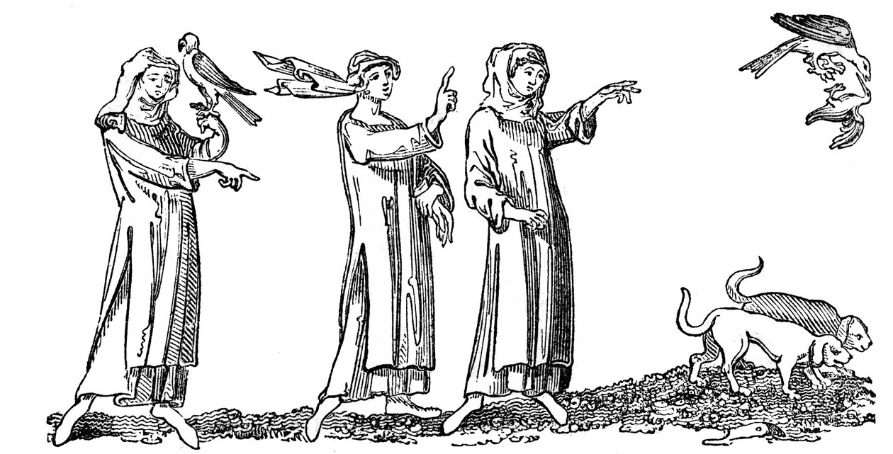 Panie Hawking, XIV wiek, 1833 autorstwa Unbekannt
