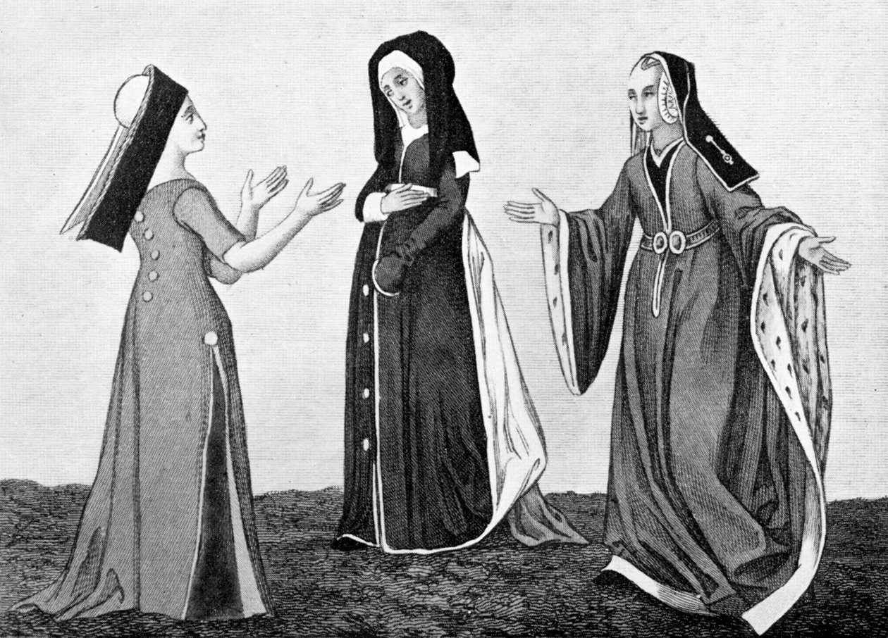 Kostium damski, początek XVI w., 1910 autorstwa Unbekannt