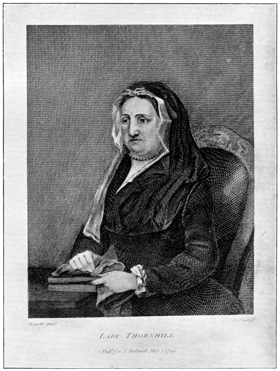Lady Thornhill, 1799 autorstwa Unbekannt