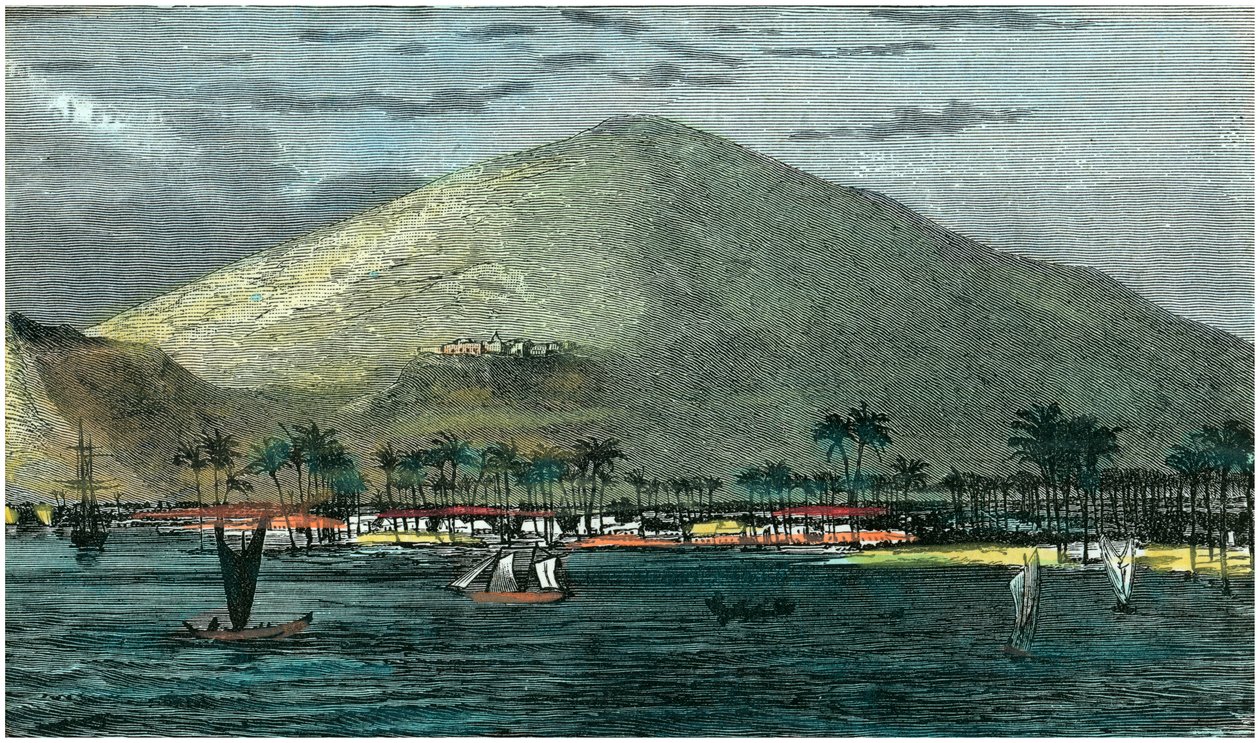 Lahaina, Maui, Hawaje, ok. 1880 r. autorstwa Unbekannt