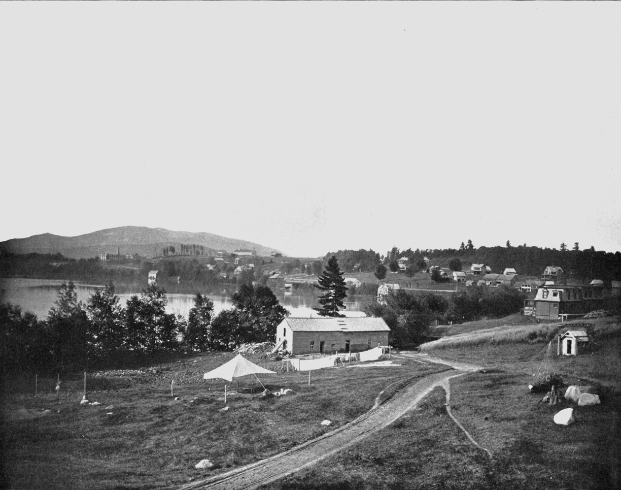 Lake Placid, Adirondacks, stan Nowy Jork, USA, ok. 1900. autorstwa Unbekannt