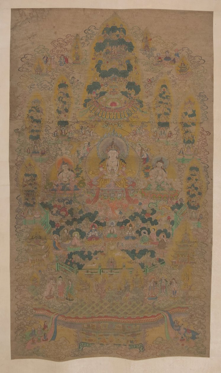Mandala Lamaistyczna, XVII wiek. autorstwa Unbekannt