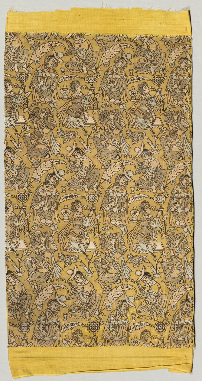 Lampy z tancerzami i muzykami, 1600-1650. autorstwa Unbekannt