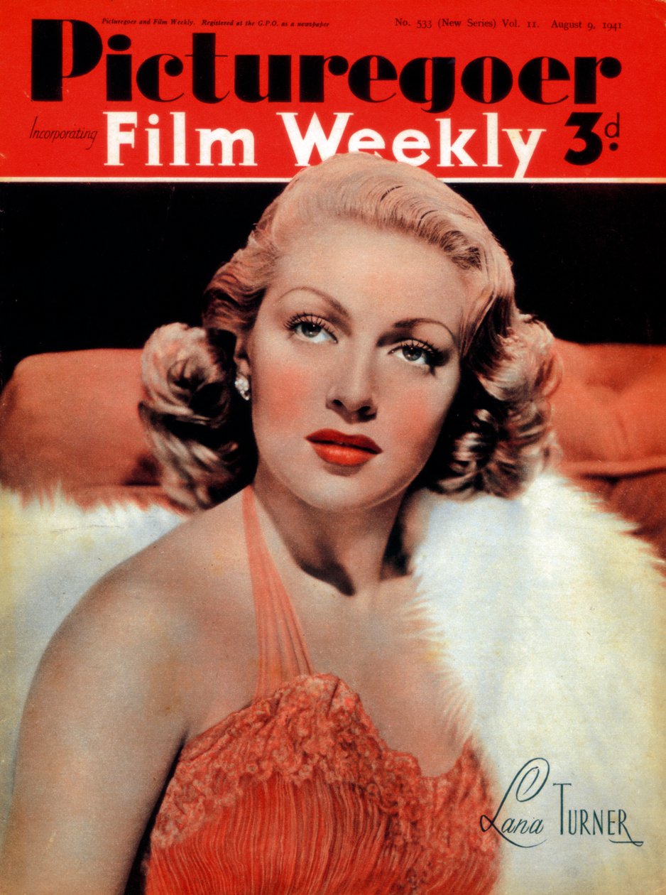 Lana Turner 1921-1995, amerykańska aktorka, 1941 autorstwa Unbekannt