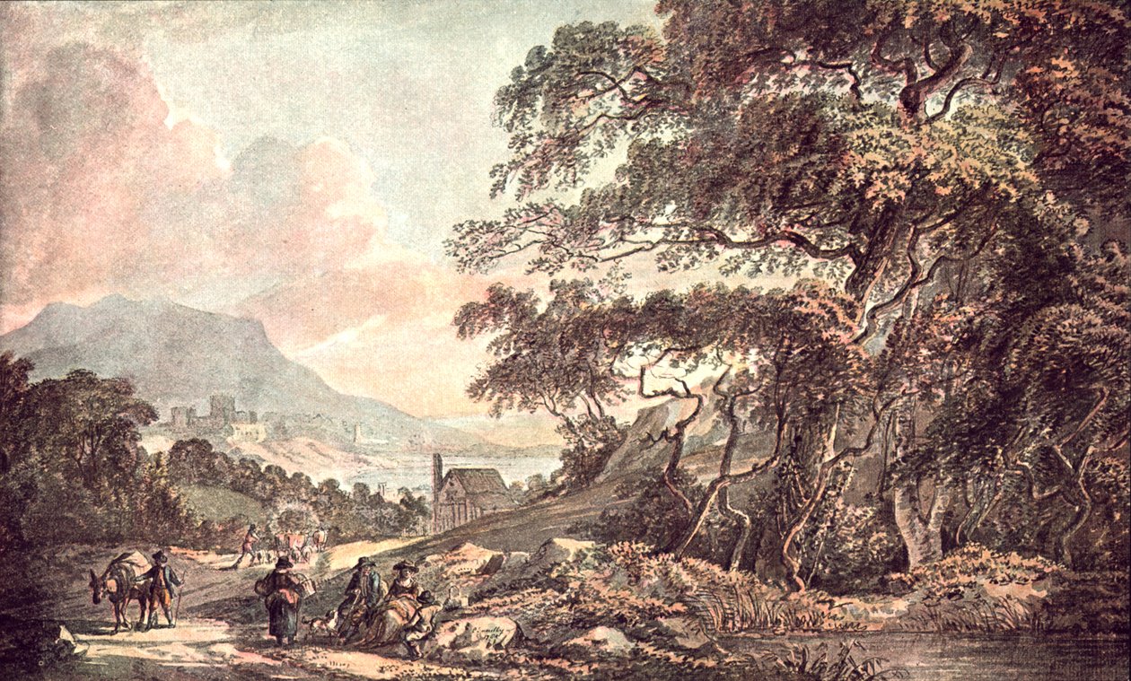 Krajobraz nad jeziorem, 1785, ok. 1900. autorstwa Unbekannt