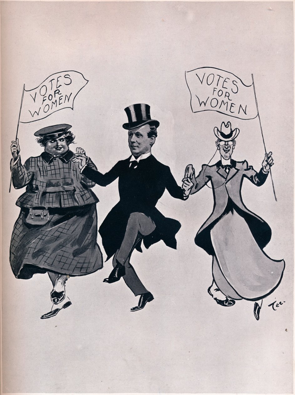 Larking z dziewczynami, 1906. autorstwa Unbekannt