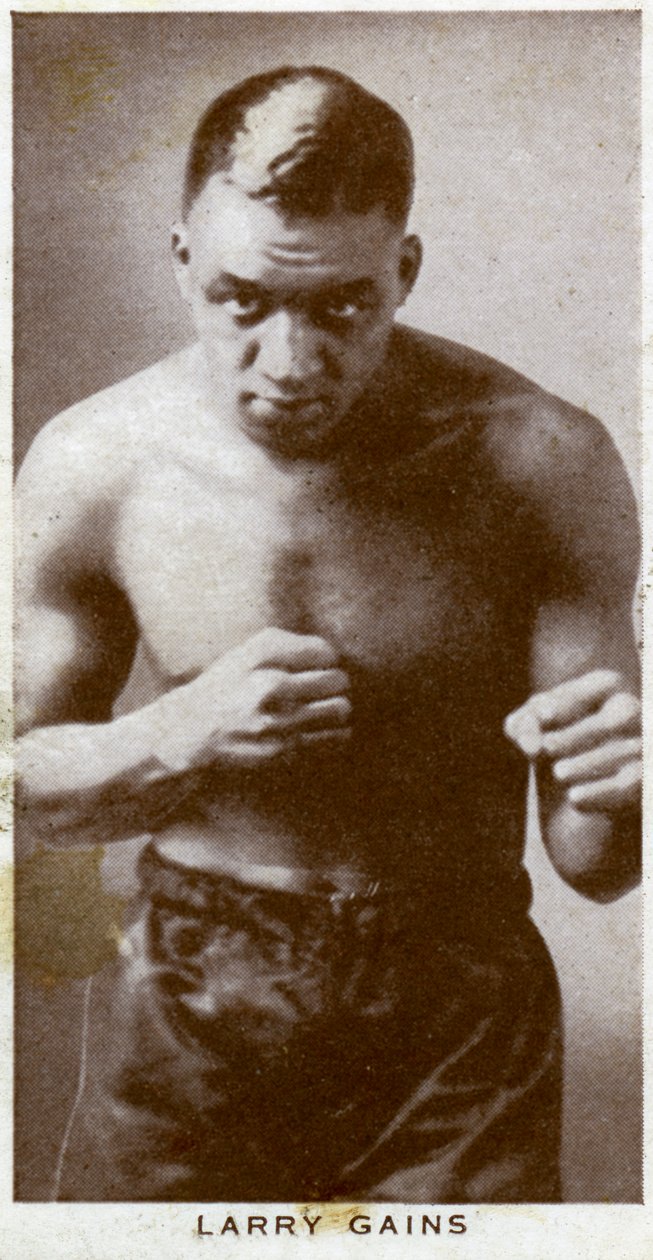 Larry Gains, kanadyjski bokser, 1938 autorstwa Unbekannt