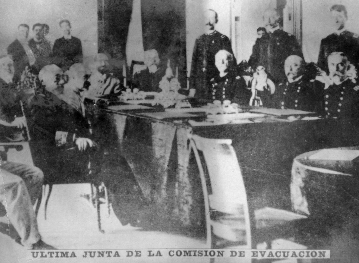 Ostatnie posiedzenie komisji ewakuacyjnej, 1898, lata 20. autorstwa Unbekannt