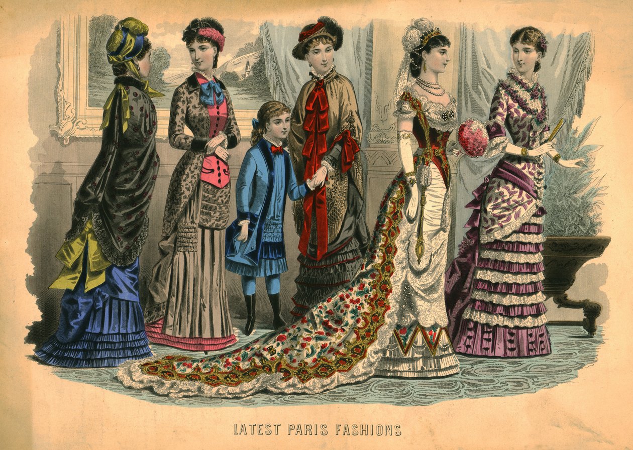 Najnowsze paryskie mody, 1881. autorstwa Unbekannt