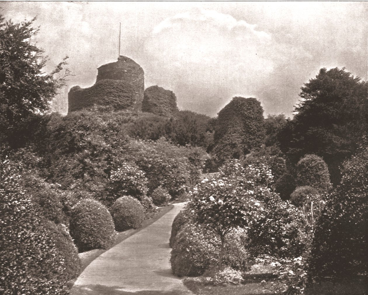Zamek Launceston, Kornwalia, 1894. autorstwa Unbekannt