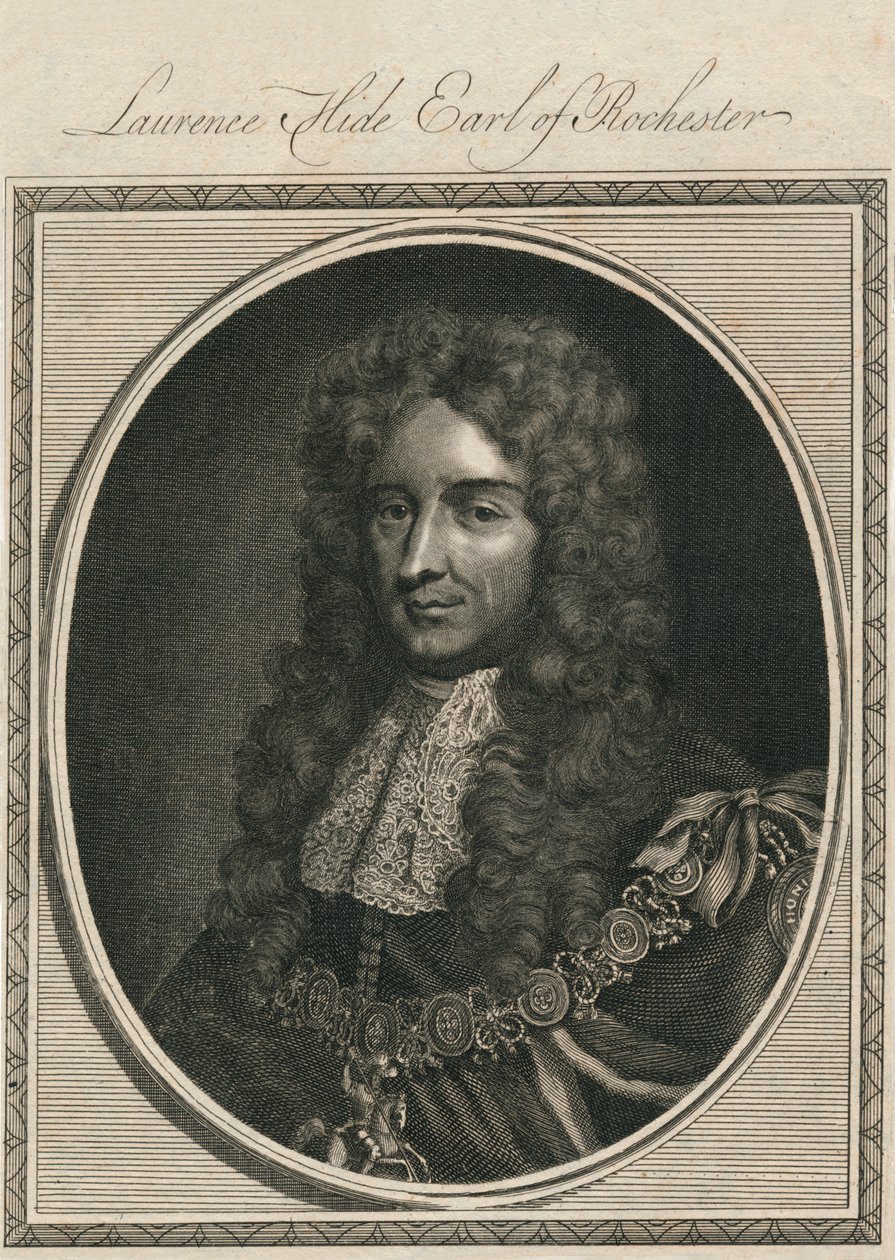 Laurence Hide hrabia Rochester, 1785. autorstwa Unbekannt