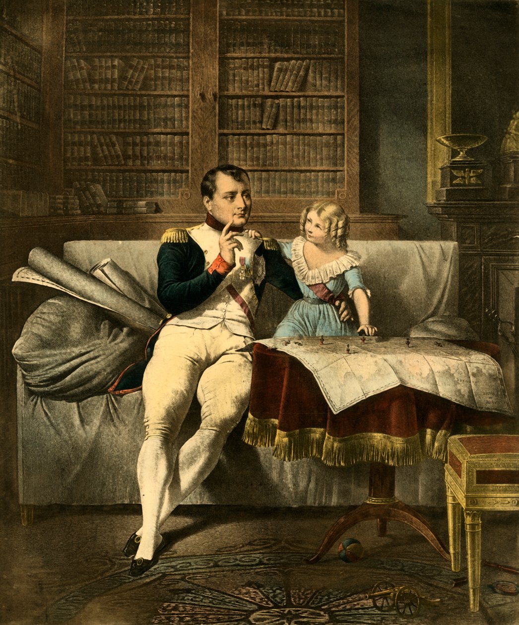 Le Cabinet de Napoleon, XIX w., 1921. autorstwa Unbekannt