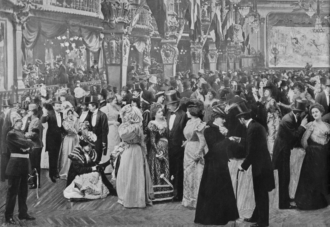 Kasyno w Paryżu, 1900 autorstwa Unbekannt