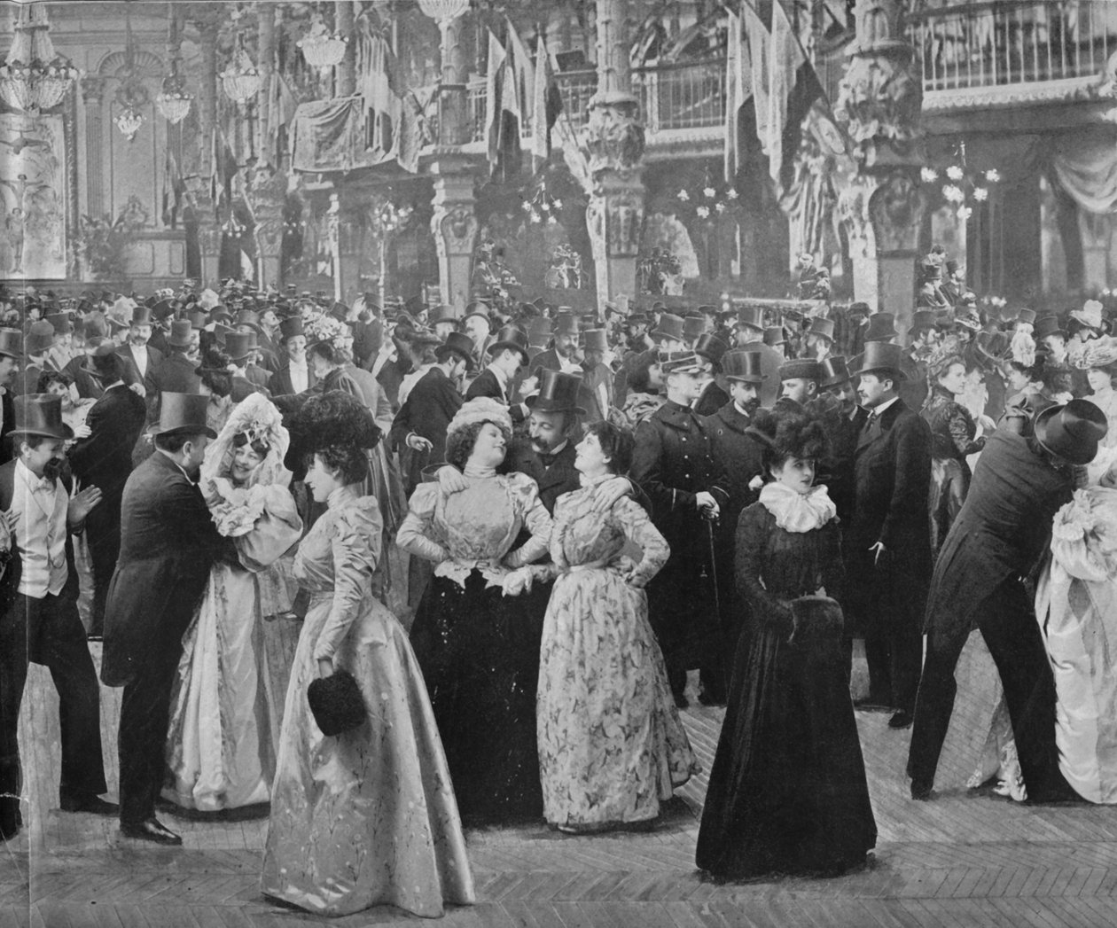 Kasyno w Paryżu, 1900 autorstwa Unbekannt