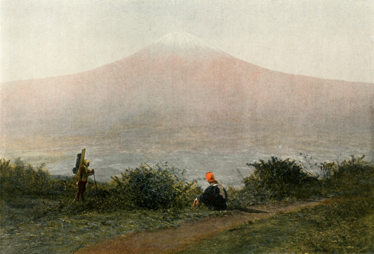 Fousi-Yama, Voican of Japan, Mount Fuji, wulkan w Japonii, 1900. autorstwa Unbekannt