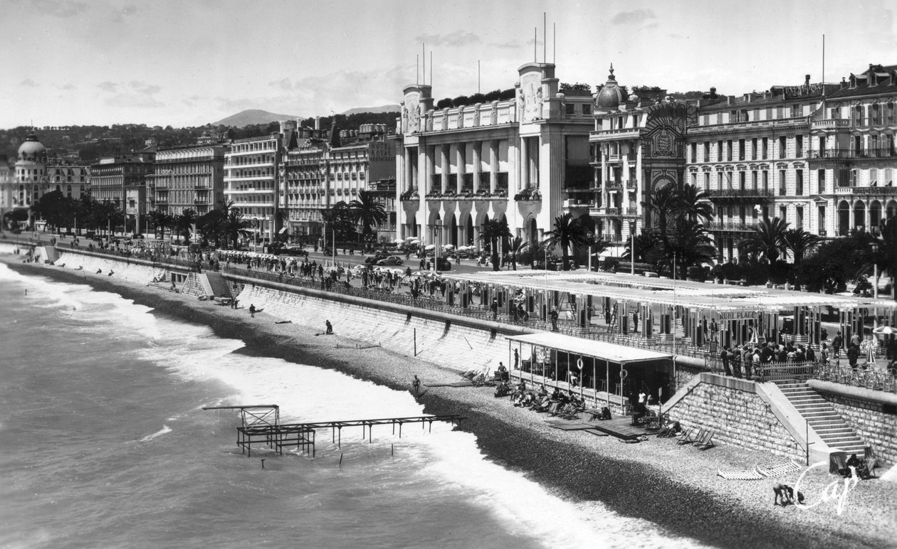Palais de la Mediterranee na Promenade des Anglais, Nicea, południowa Francja, początek XX wieku autorstwa Unbekannt