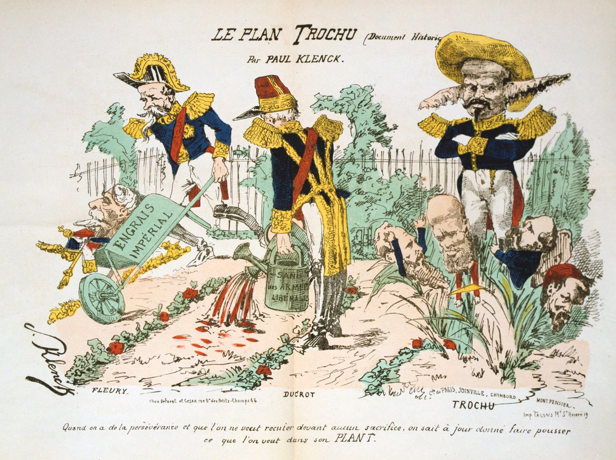 Le Plan Trochu, 1870-1871 autorstwa Unbekannt