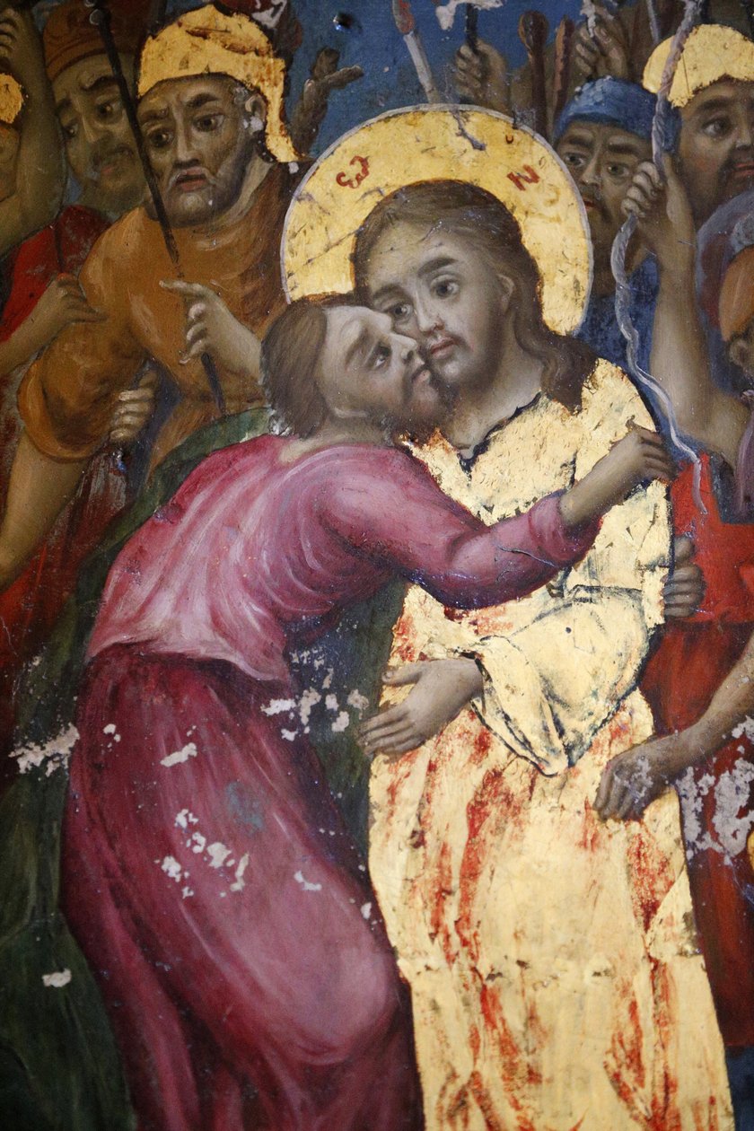 Le baiser de Judas Fresque de l