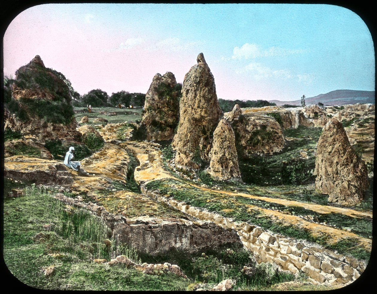 Ślub arabski, Hammam Meskoutine, Algieria, ok. XIX w. autorstwa Unbekannt