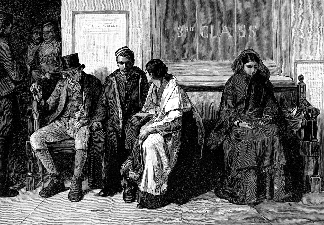 Opuszczenie domu, 1882 autorstwa Unbekannt