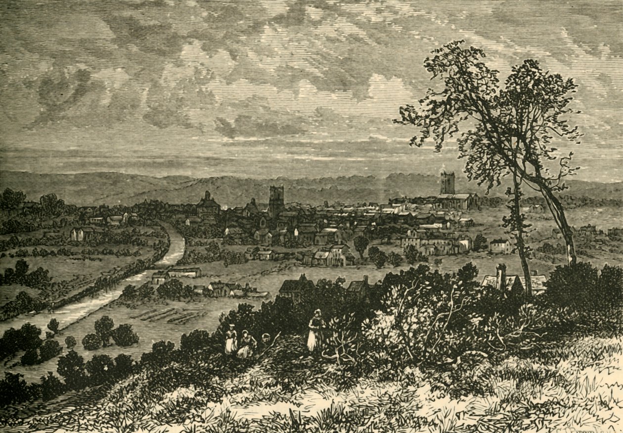 Leeds na początku XVIII wieku, 1898. autorstwa Unbekannt