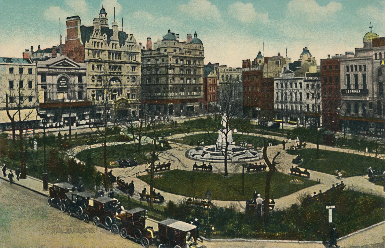 Leicester Square, Londyn, ok. 1900. autorstwa Unbekannt