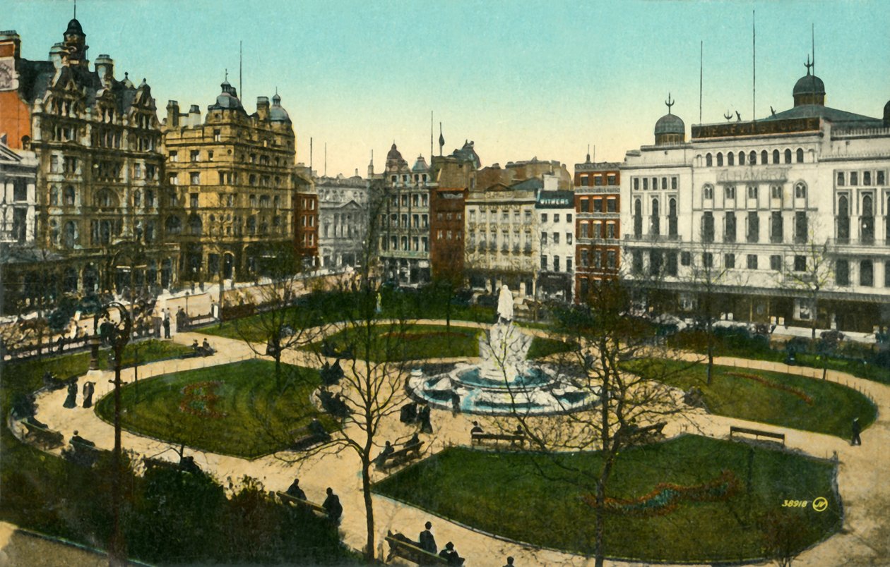 Leicester Square, Londyn, ok. 1910. autorstwa Unbekannt
