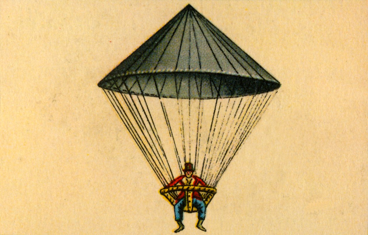 Spadochron Lenormands, 1783, 1932. autorstwa Unbekannt