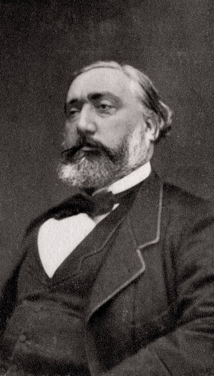 Leon Gambetta, francuski mąż stanu, 1881 autorstwa Unbekannt