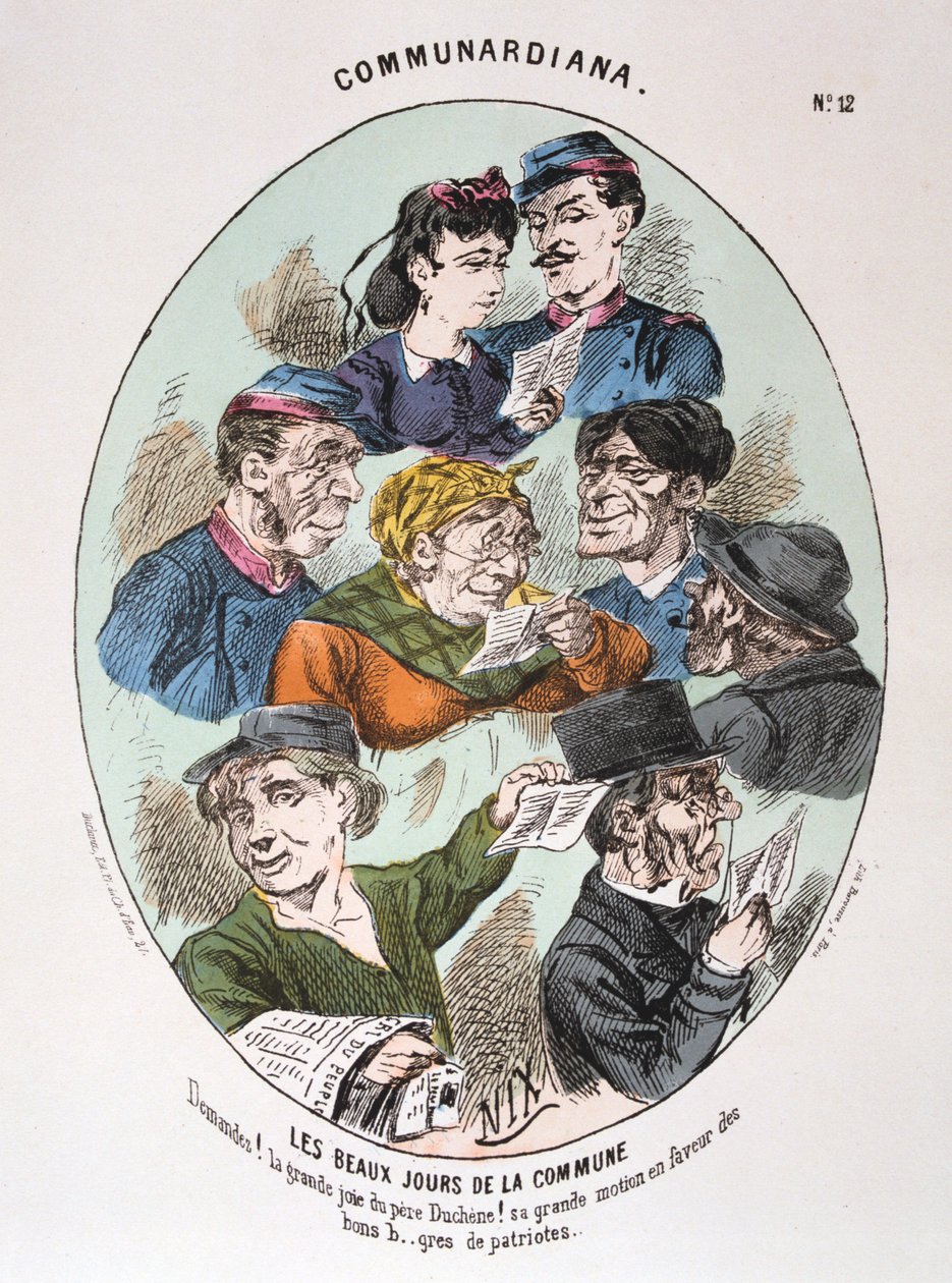 Piękne Dni Komuny, 1871 autorstwa Unbekannt