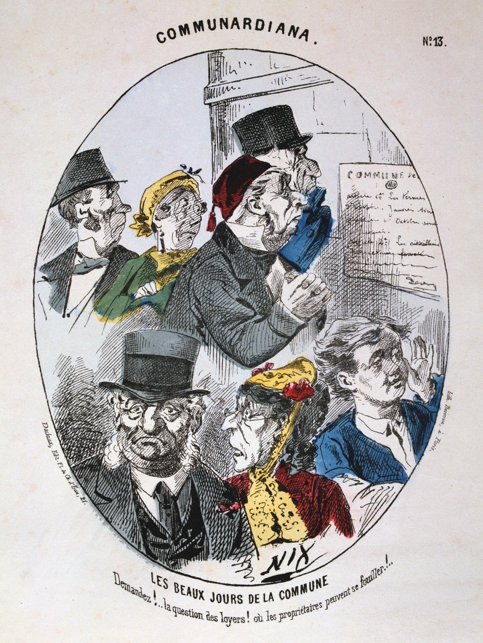 Piękne Dni Komuny, 1871 autorstwa Unbekannt