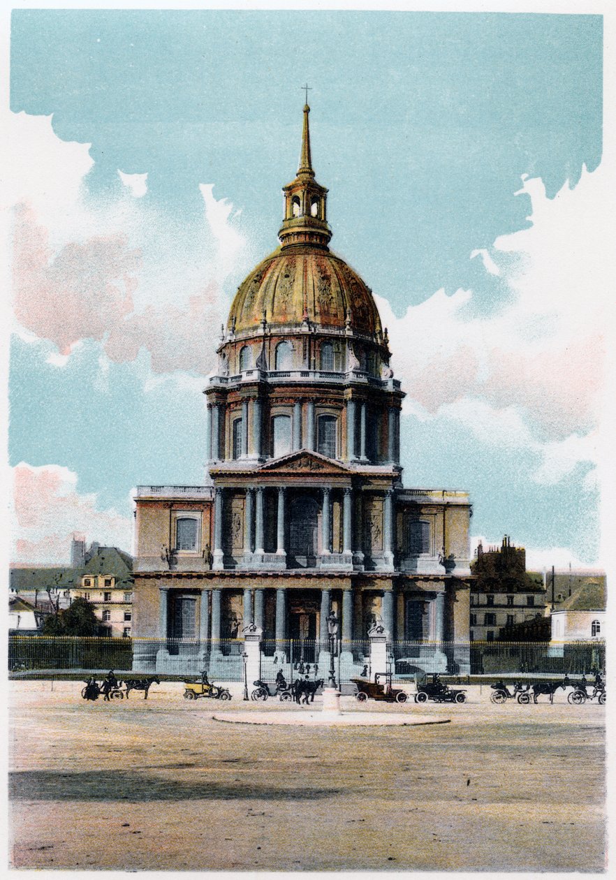 Les Invalides, Paryż, ok. 1900 autorstwa Unbekannt
