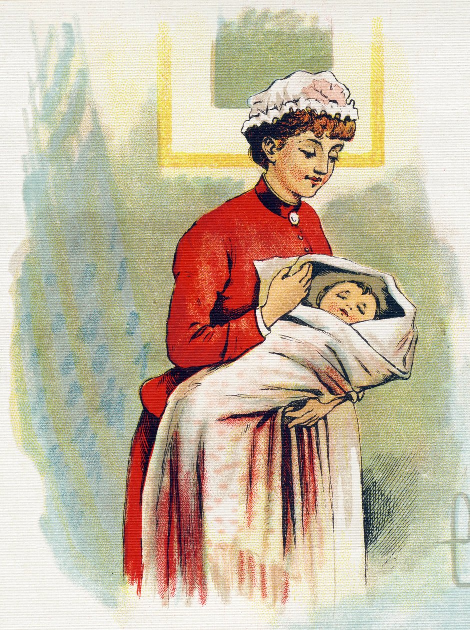 Litera N: pielęgniarka. Grawerowanie w "ABC L