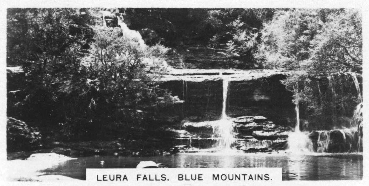Leura Falls, Góry Błękitne, Australia, 1928 autorstwa Unbekannt