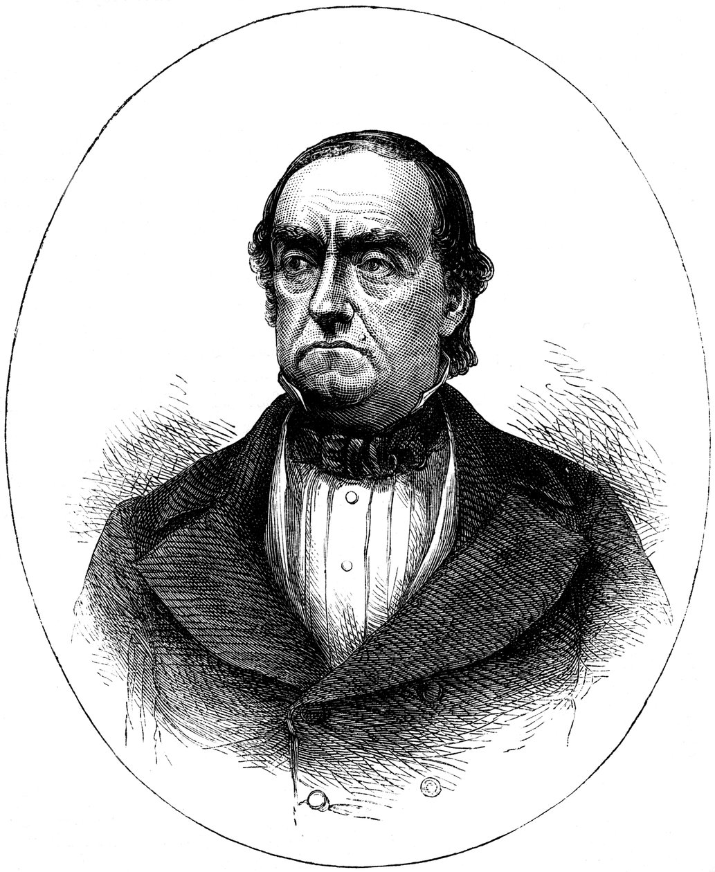 Lewis Cass, amerykański żołnierz, mąż stanu i historyk, ok. 1880 r. autorstwa Unbekannt