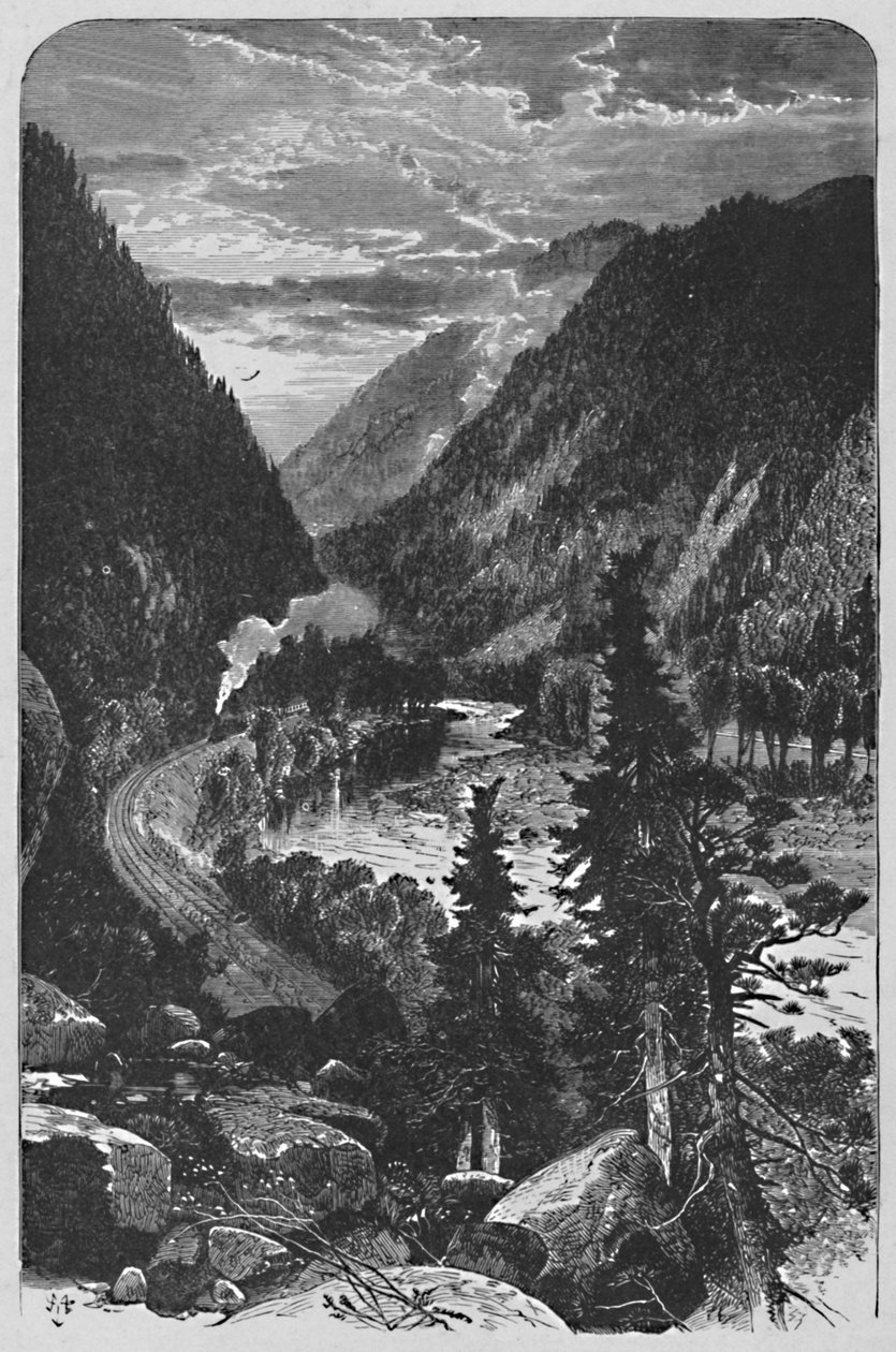 Lewistown Narrows na Juniacie, 1883 autorstwa Unbekannt