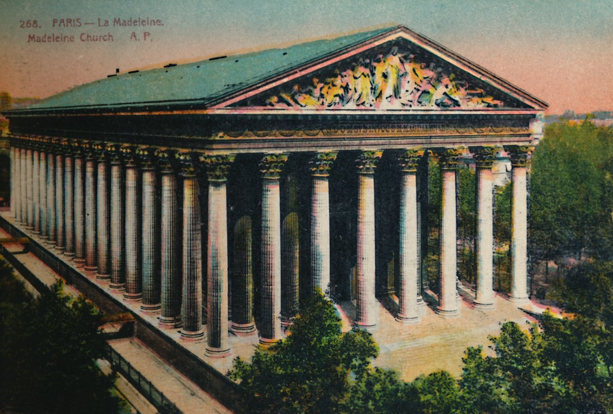 Kościół Madeleine, Paryż, ok. 1920 autorstwa Unbekannt