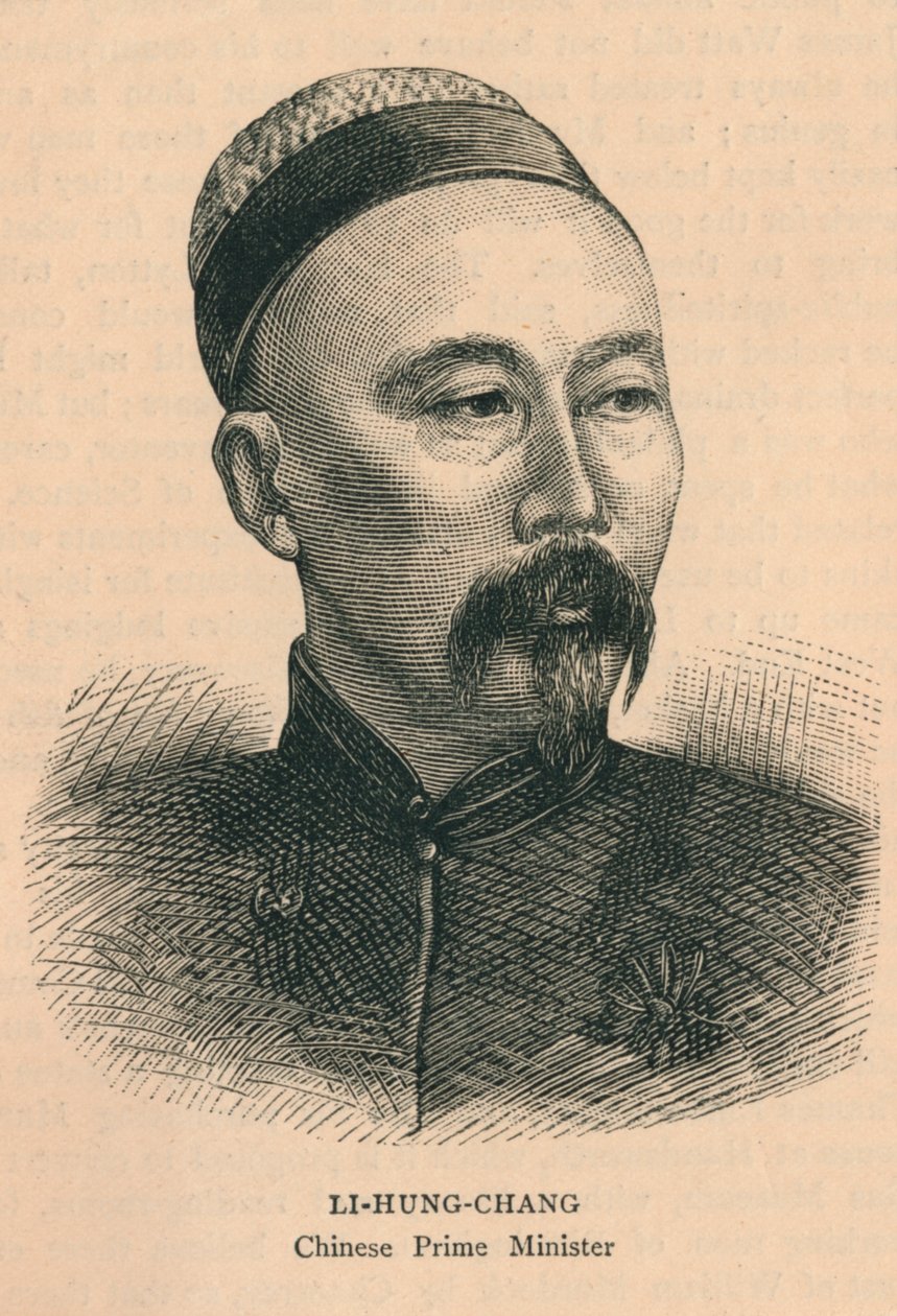 Li-Hung Chang, premier Chin, koniec XIX wieku. autorstwa Unbekannt