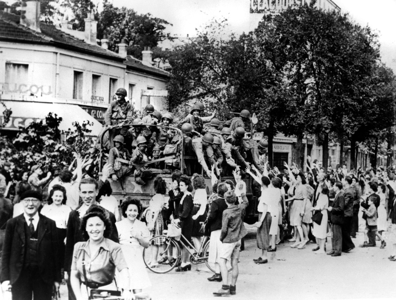 Wyzwolenie Paryża, sierpień 1944 autorstwa Unbekannt