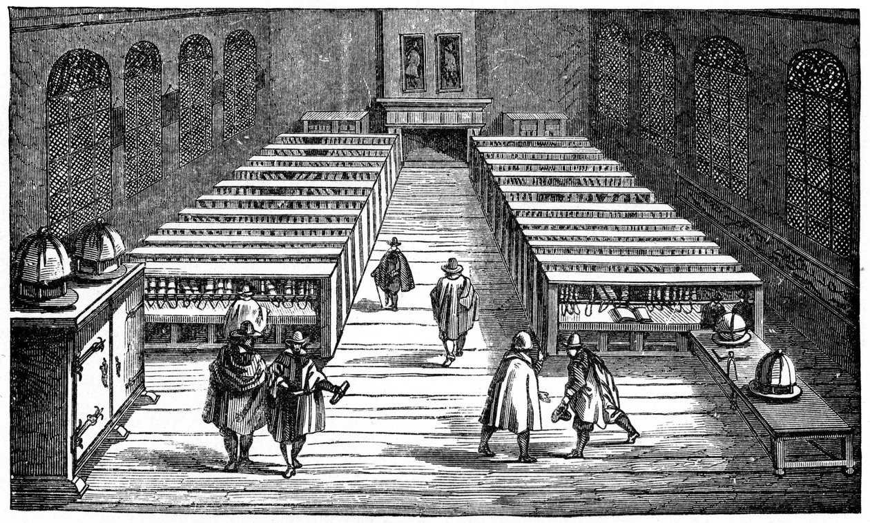 Biblioteka Uniwersytetu Leyden, Holandia, XVII wiek, 1870 autorstwa Unbekannt