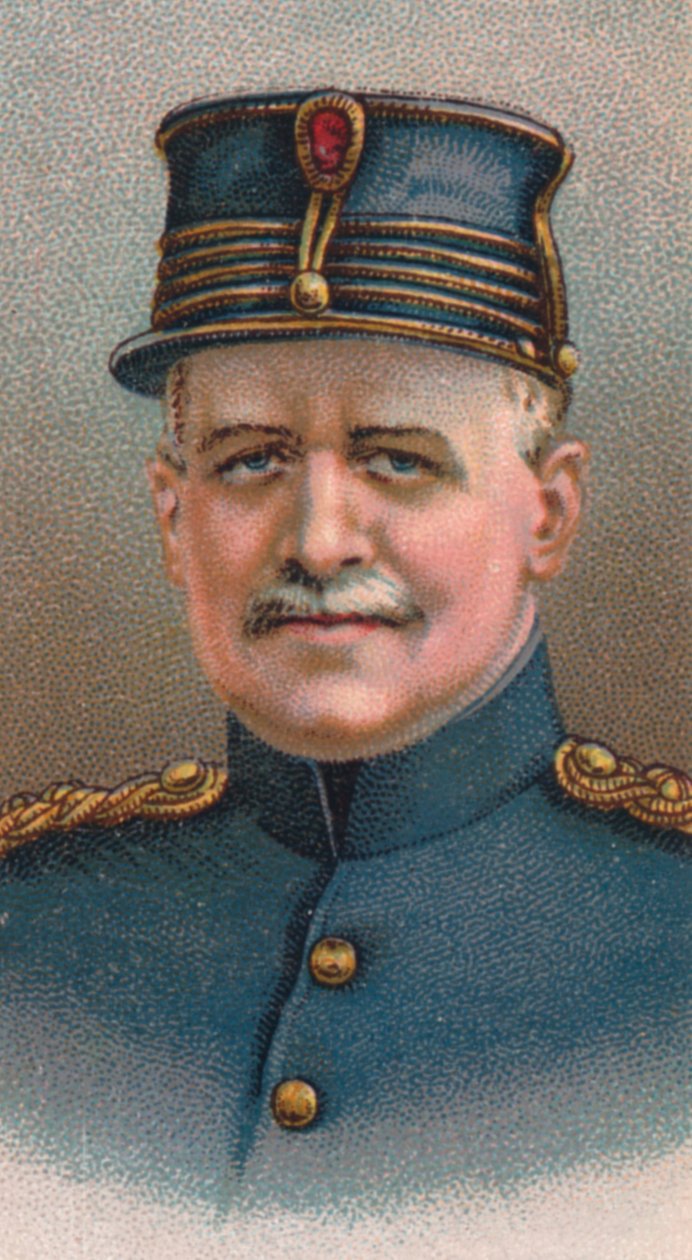 Generał porucznik Felix Maximilien Eugene Wielemans 1863-1917, szef sztabu, 1917 autorstwa Unbekannt