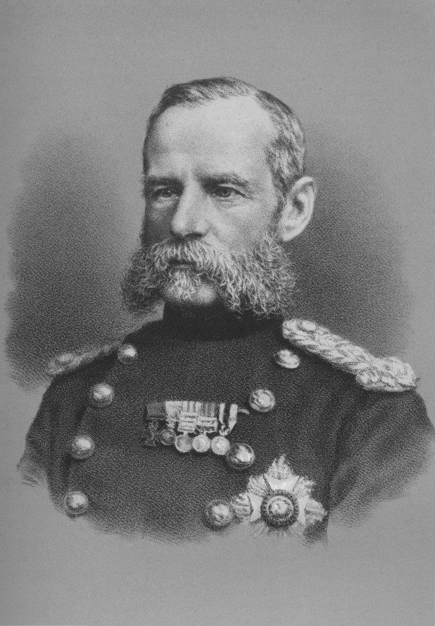 Generał porucznik Sir Frederick Roberts, żołnierz brytyjski, c1880 1883 autorstwa Unbekannt