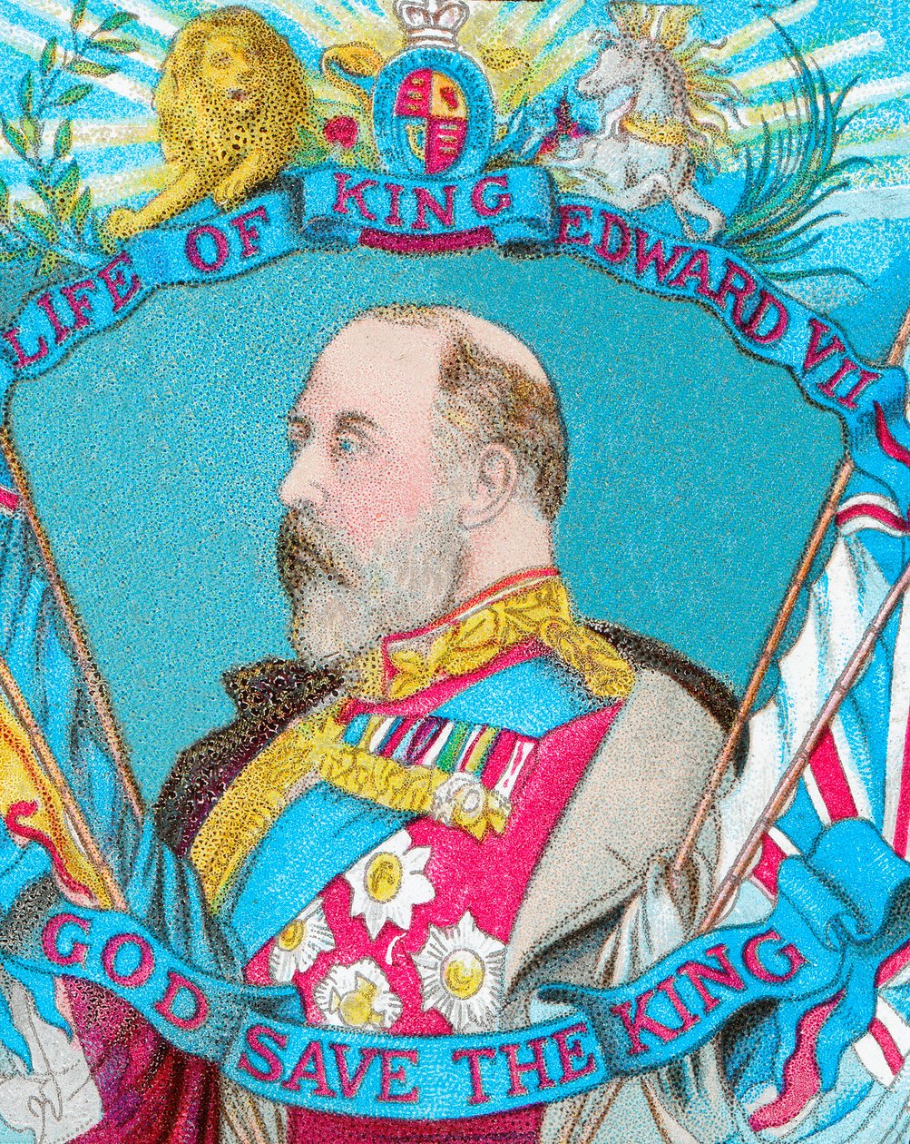 Życie króla Edwarda VII: Bóg chroń króla, c1902 autorstwa Unbekannt