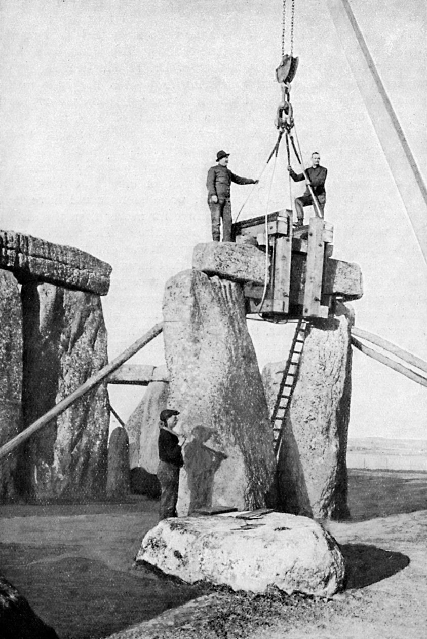 Zniesienie oszusta w Stonehenge, 1901, c1920 autorstwa Unbekannt